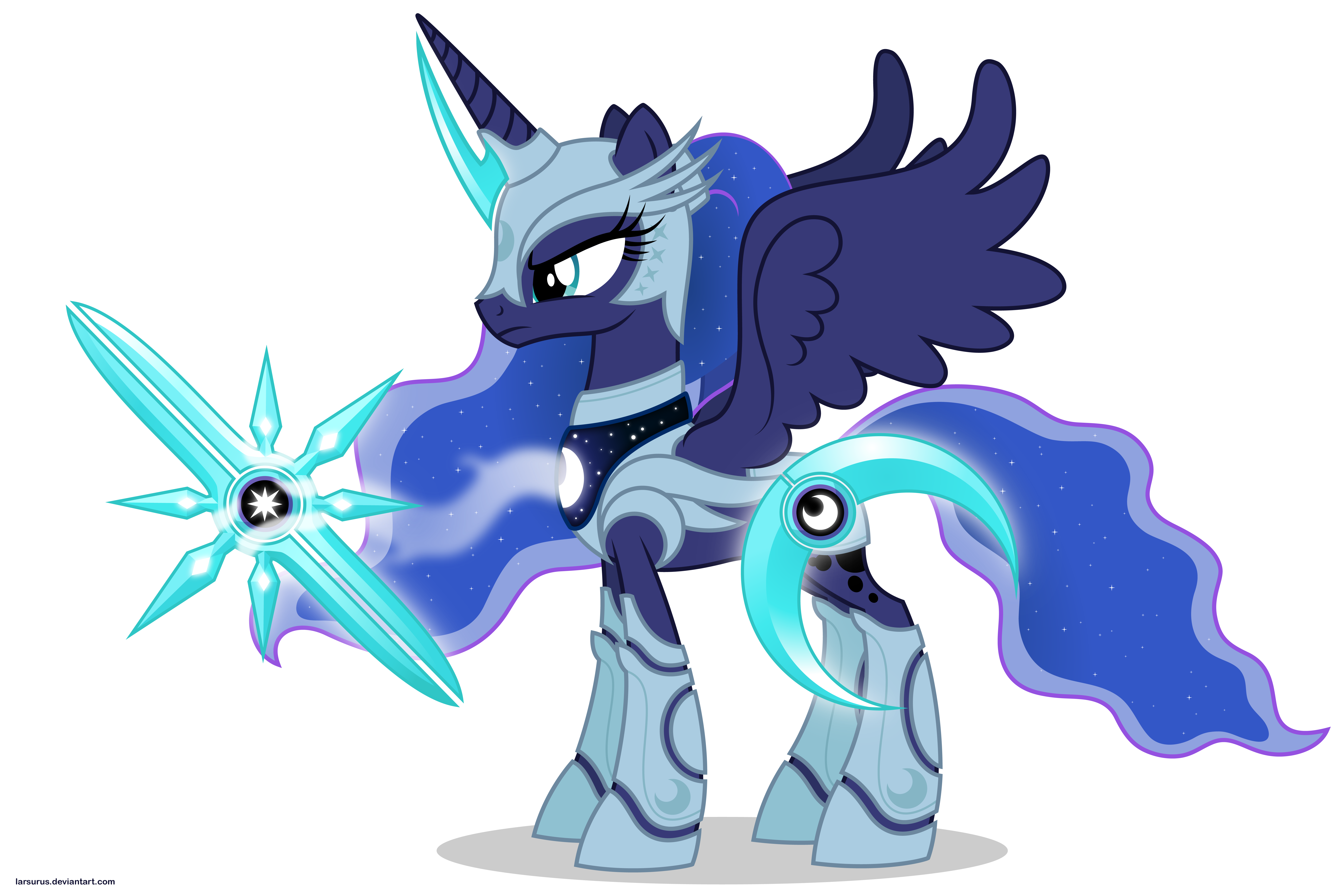 Luna in armor