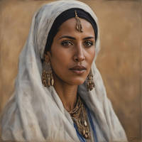 Portrait of a Moroccan woman 