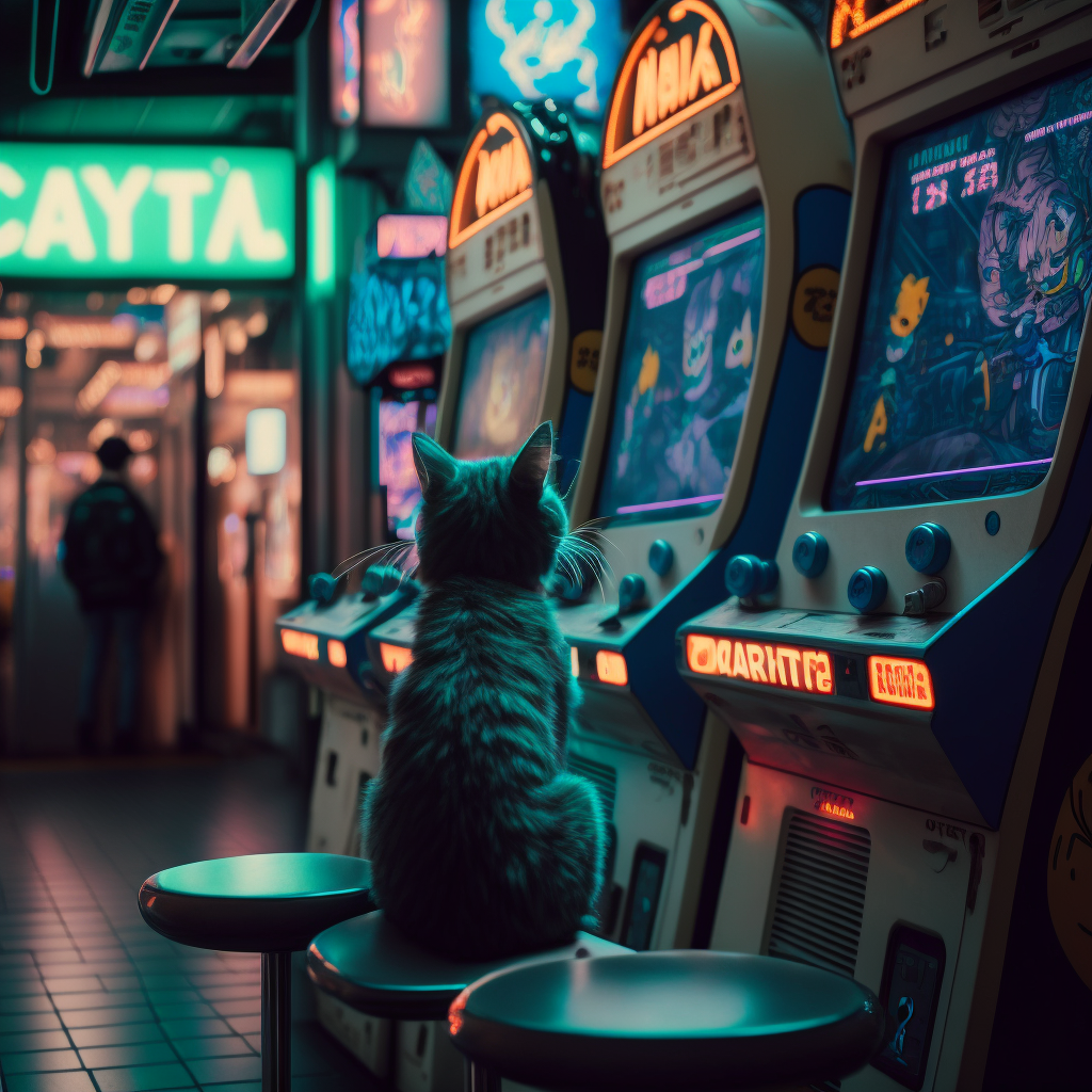 Ct Arcade Sign Arcade Cat by berubettoart on DeviantArt