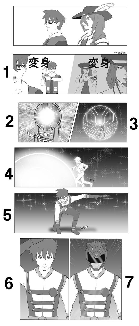Eto Ranger: Henshin Sequence EB Guide by BLADEDGE on DeviantArt