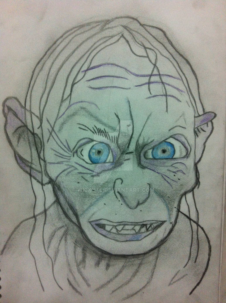 Smeagol Gollum Drawing Pencil by WickyTL on DeviantArt