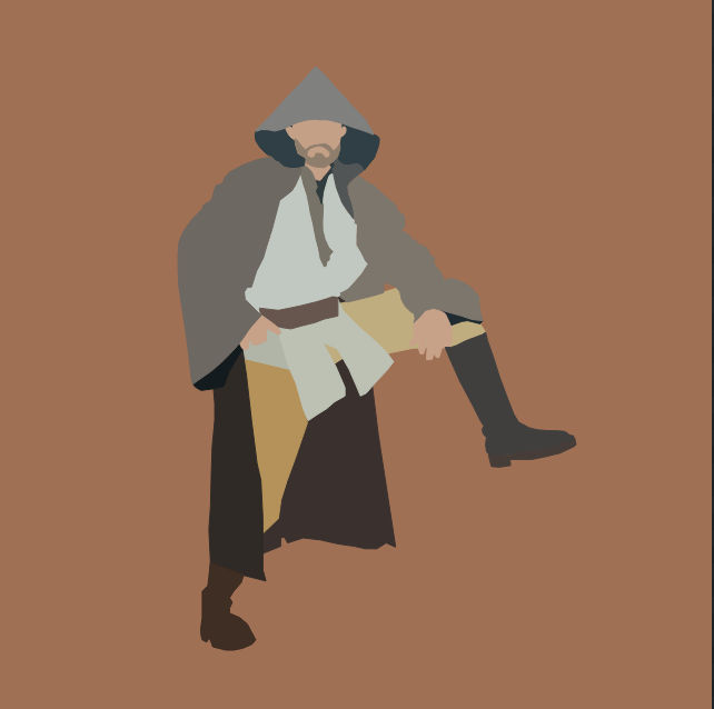 Obi-Wan Kenobi Vector by PeriwinklePigeon on DeviantArt