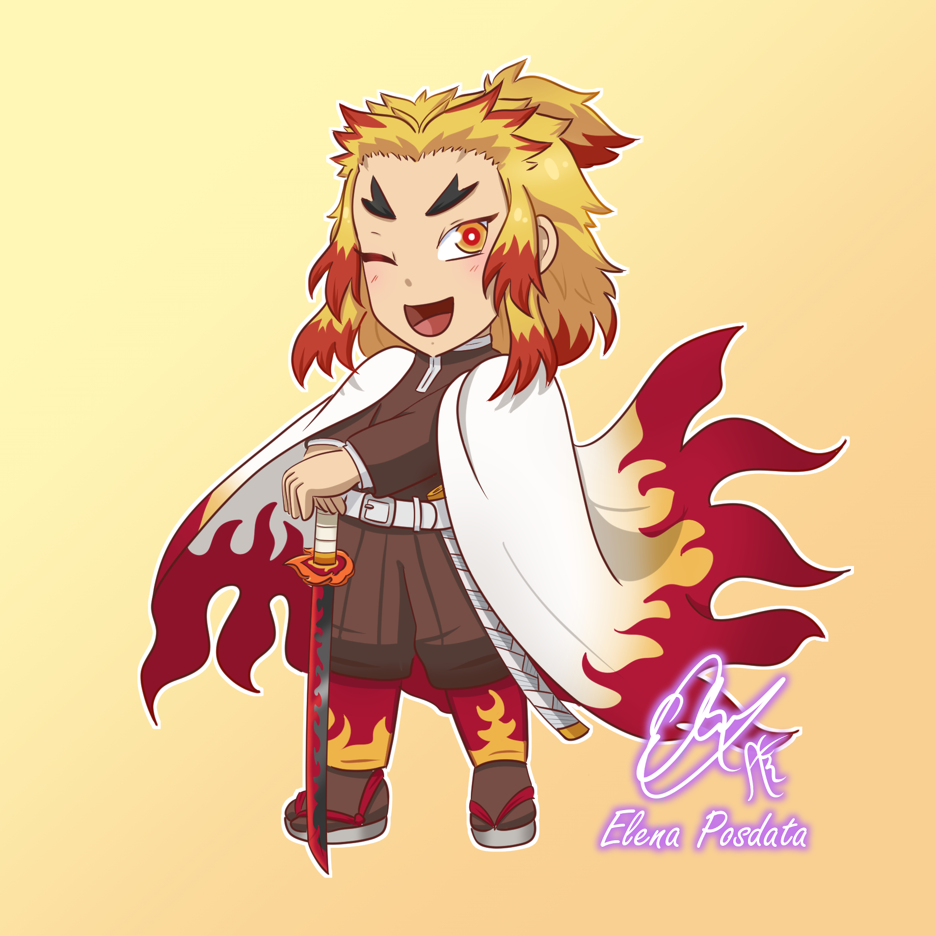 Chibi Rengoku By Elena Posdata On Deviantart Chibi Rengoku By Elena Posdata On Deviantart