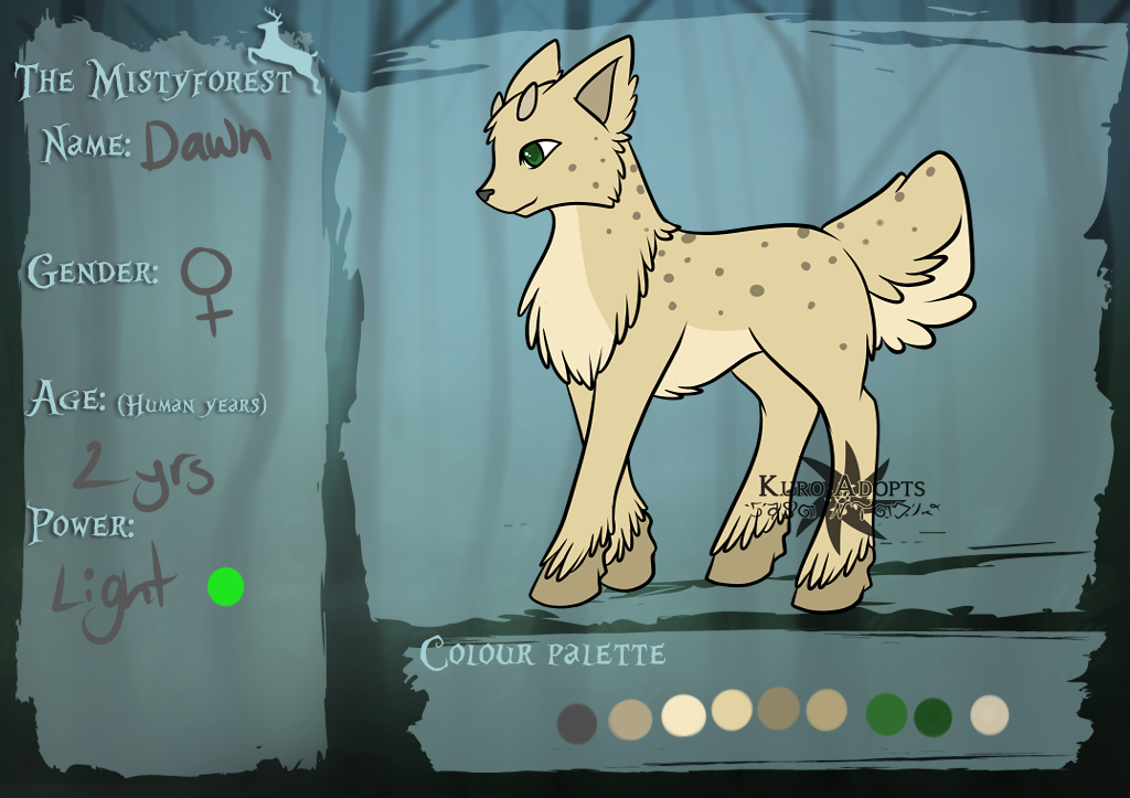 MystyForest reference sheet(deer)