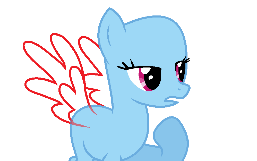 MLP Base Rainbow Dash by Malika-Stacy on DeviantArt