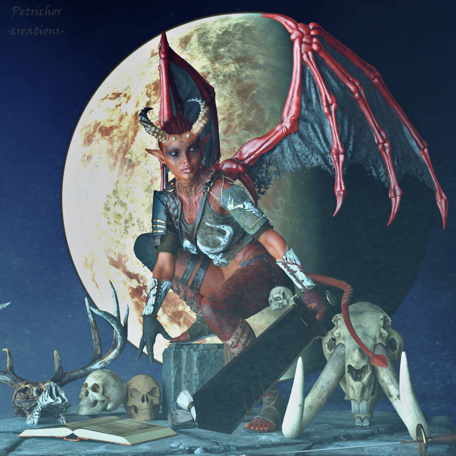 Scrap Demon Deviantart Demon by PetrichorCreations on DeviantArt