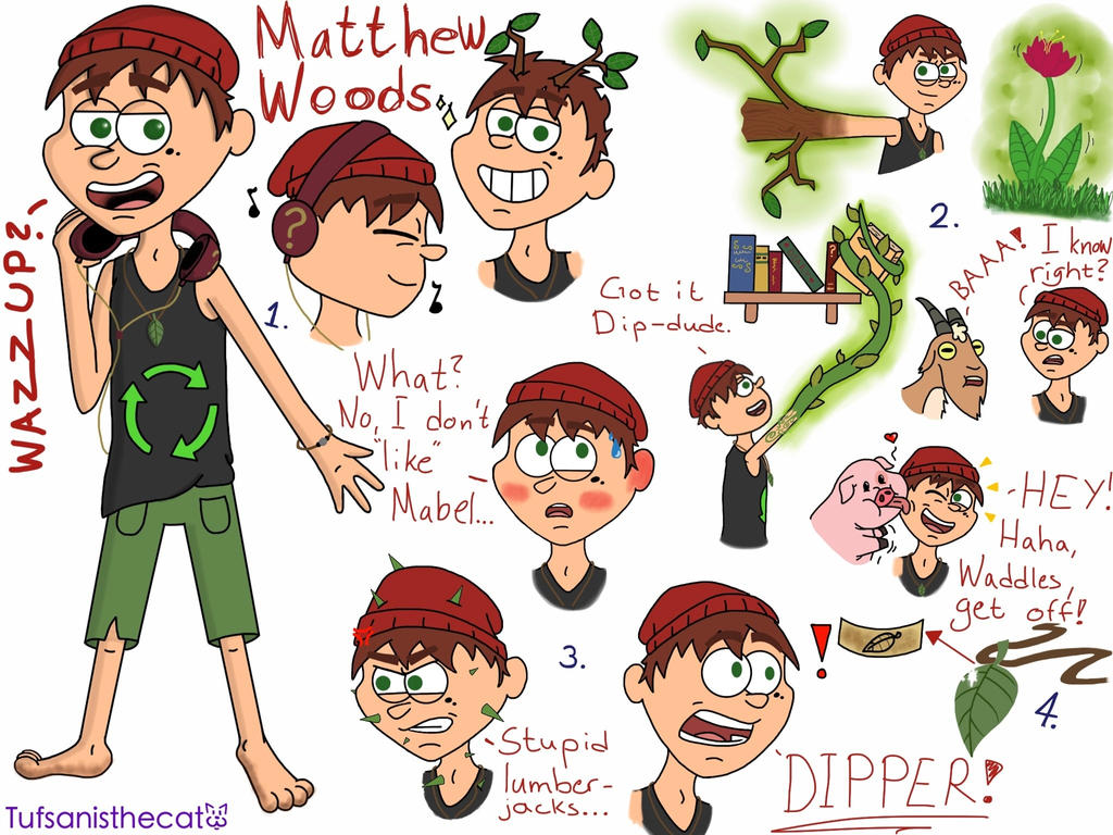 Gravity Falls OC - Matthew Woods