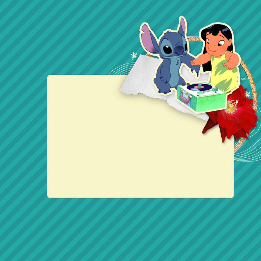 Layout Design Stitch Lilo and Stitch layout by Ovessa on DeviantArt