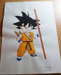 #001 Son Goku - Dragonball by ColorfulChan