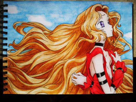 nunnally red dress Nunnally vi Britannia - Code Geass