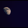 The moon.