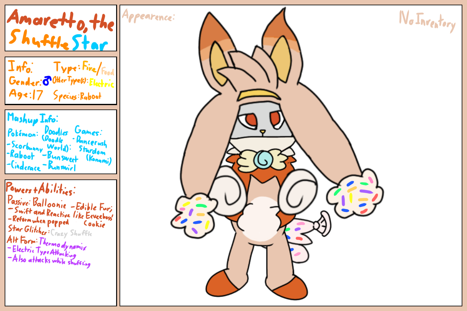 Shufflestar Amaretto, the Shuffle Star by 3th4nz1l4ns on DeviantArt