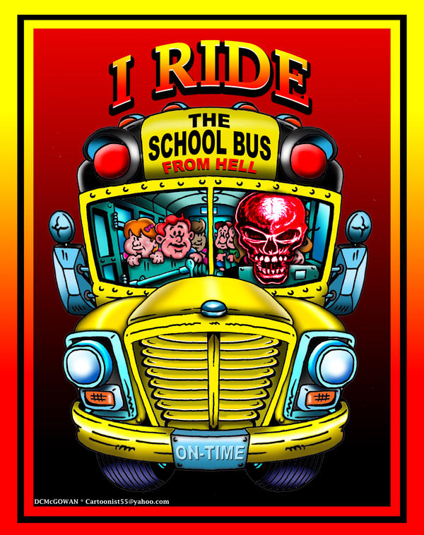 The School Bus from Hell by DCMcGowan on DeviantArt
