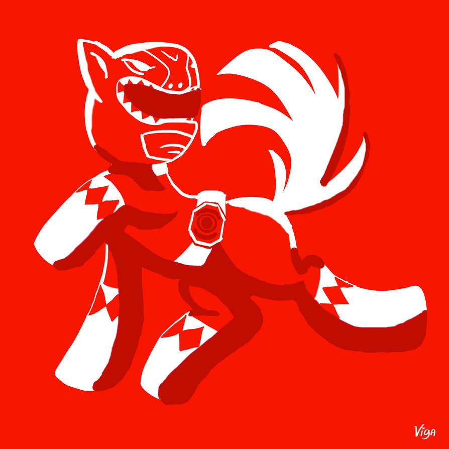 Go Fund Me Commissions: Red Power Ranger Pony by Vigasartroom on DeviantArt