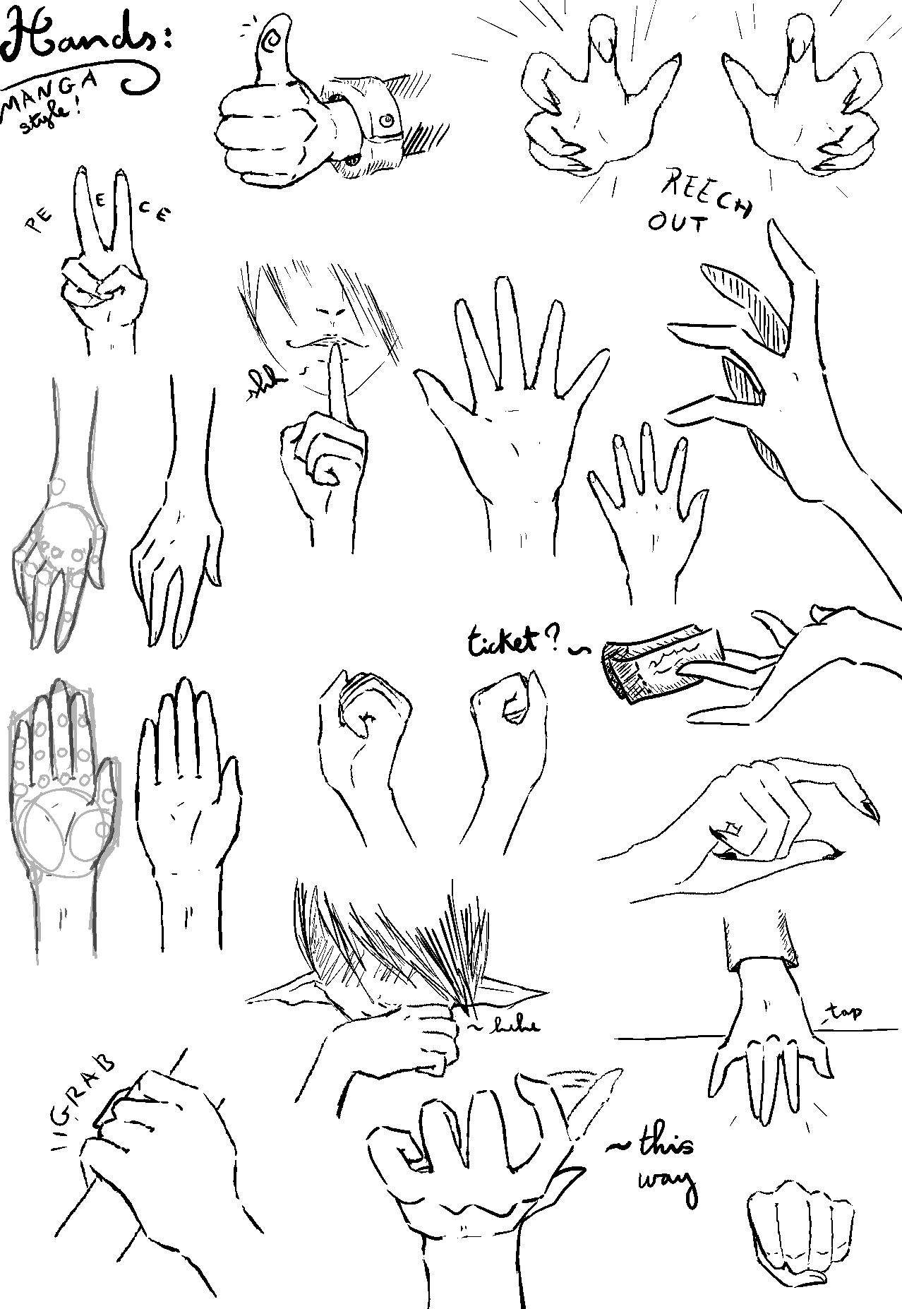 Manga hand practice 1 by VitaminEmo on DeviantArt