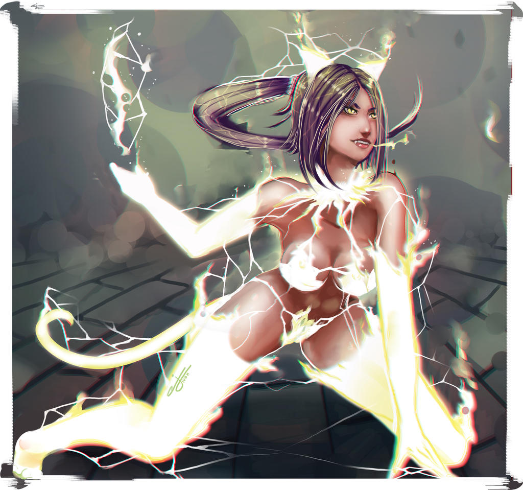 Yoruichi Thunder Cat By EternaArt On DeviantArt
