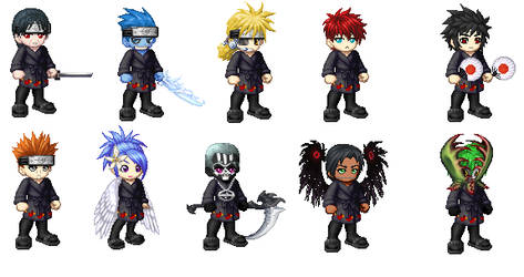 My Akatsuki Gaia Avatars