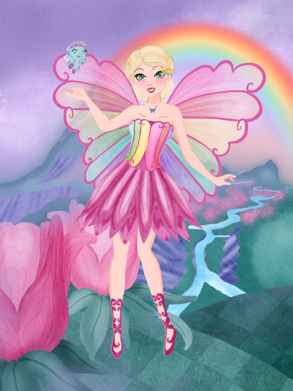 Elina Magic of the Rainbow by LivGLandry on DeviantArt