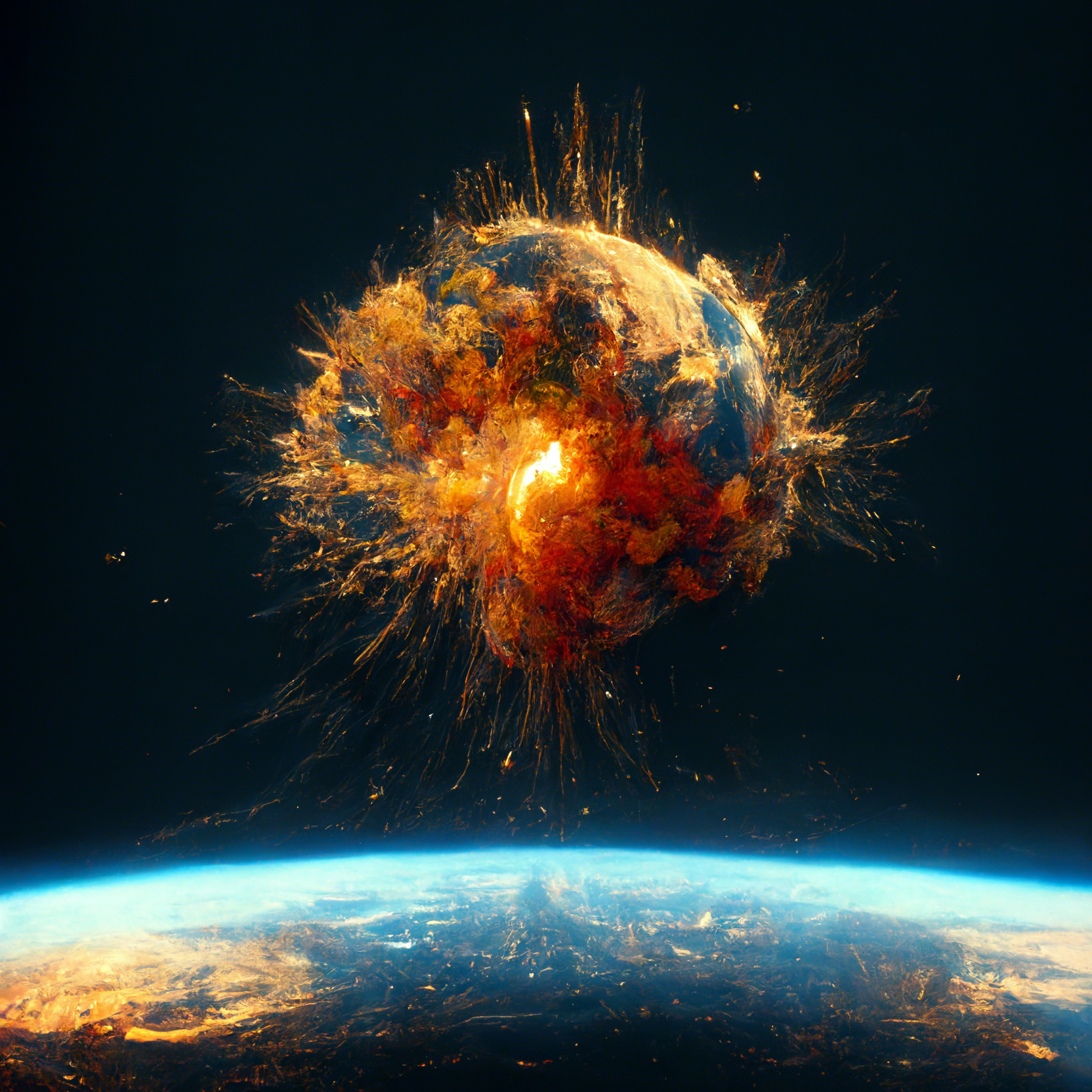 Planet Exploding Backround Planets Exploding Wallpaper