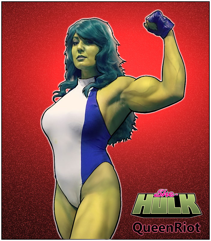 QueenRiot Hulking Out