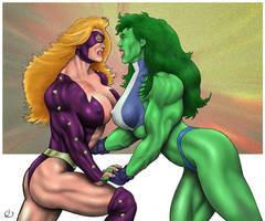 She-Hulk - Titania Face-Off