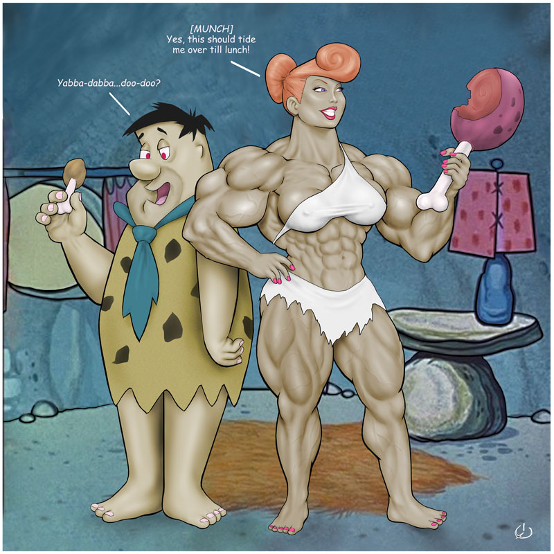 Saturday Morning Muscle - Wilma goes BIG