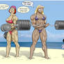 Brian At Muscle-Toon Beach 2