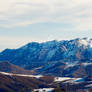 Mountain evening sight