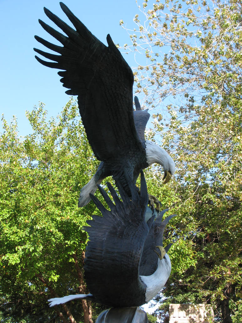Birds In Flight Statue 2 by ItsAllStock on DeviantArt
