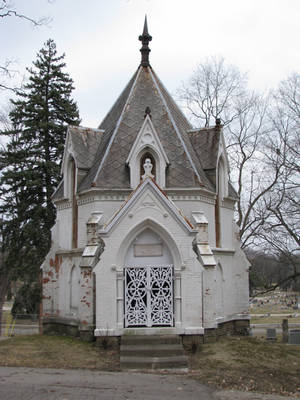 Cemetery...  Mausoleum by ItsAllStock