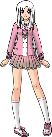 Ilya Pink School Uniform 1