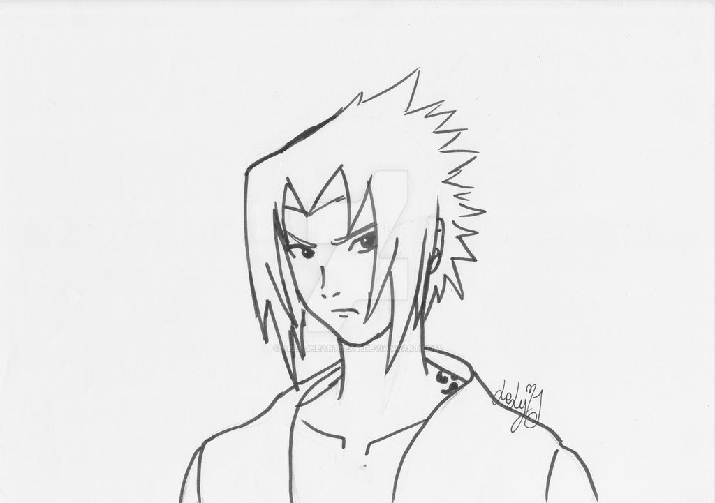 Sasuke Line Trace Sasuke - Line art by LeLyJHeartbeat on DeviantArt