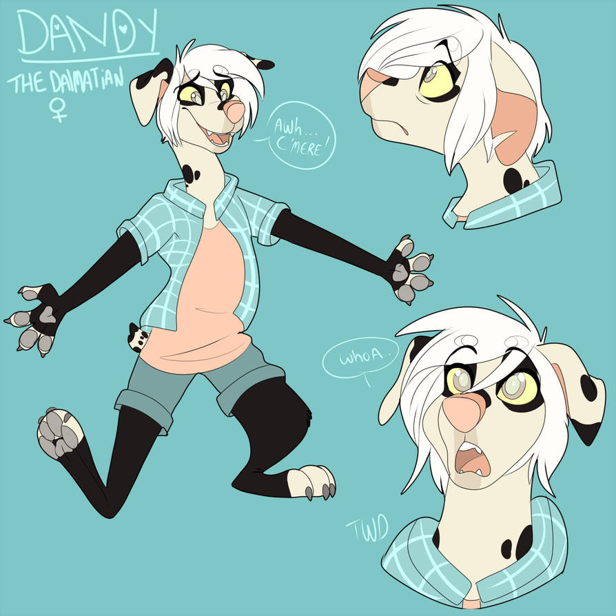 Dandy Refrence Dandy anthro reference by AradiaArts on DeviantArt