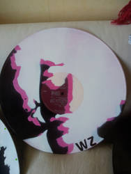 Bob dylan stencil on vinyl