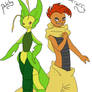 Leavanny n Scrafty