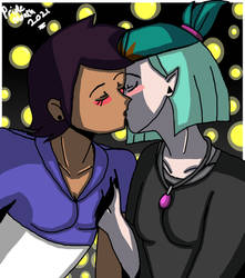 Lumity Kiss pride month 2021 by elizabethdearestrock