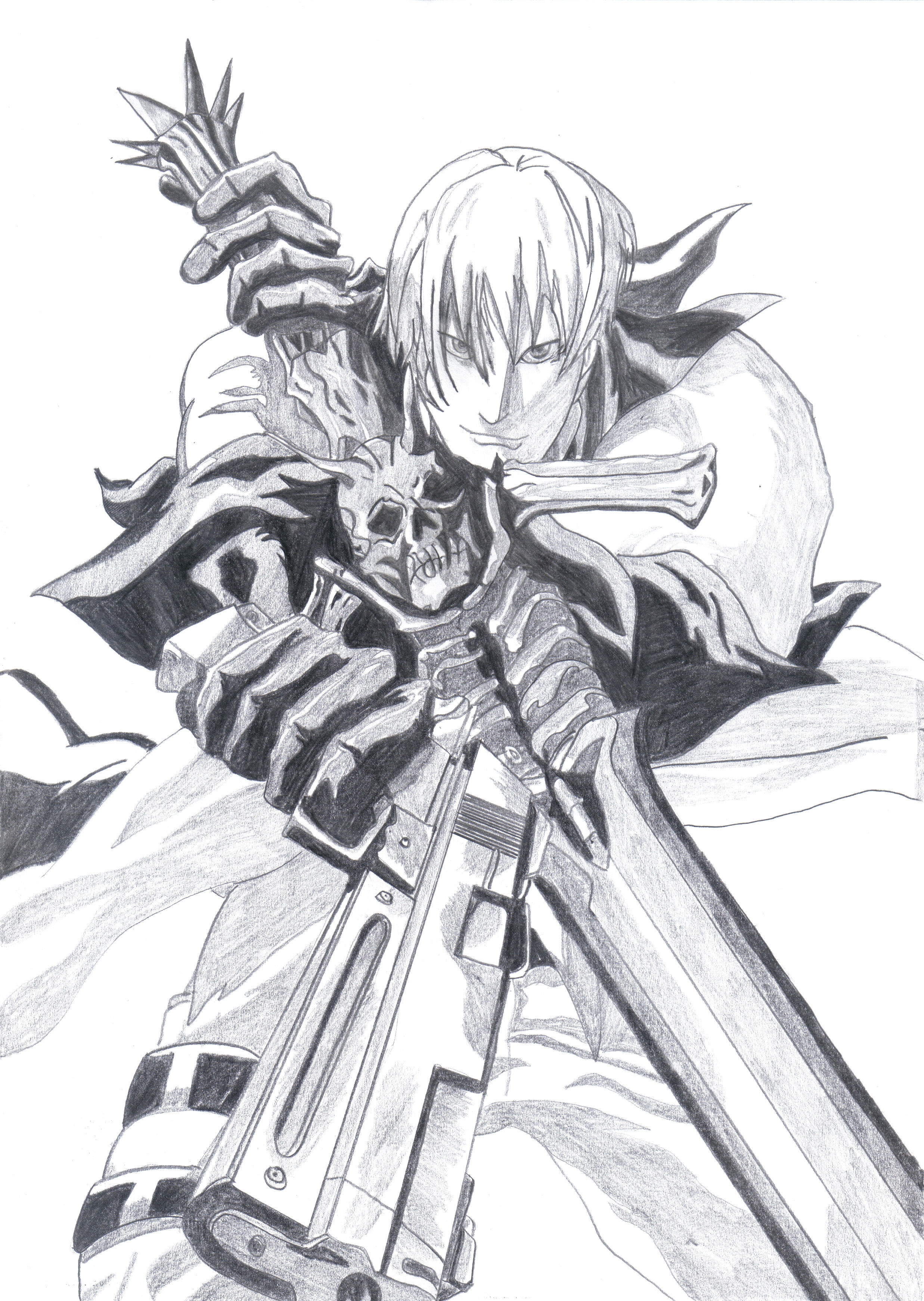 dante (devil may cry and 1 more) drawn by et.m