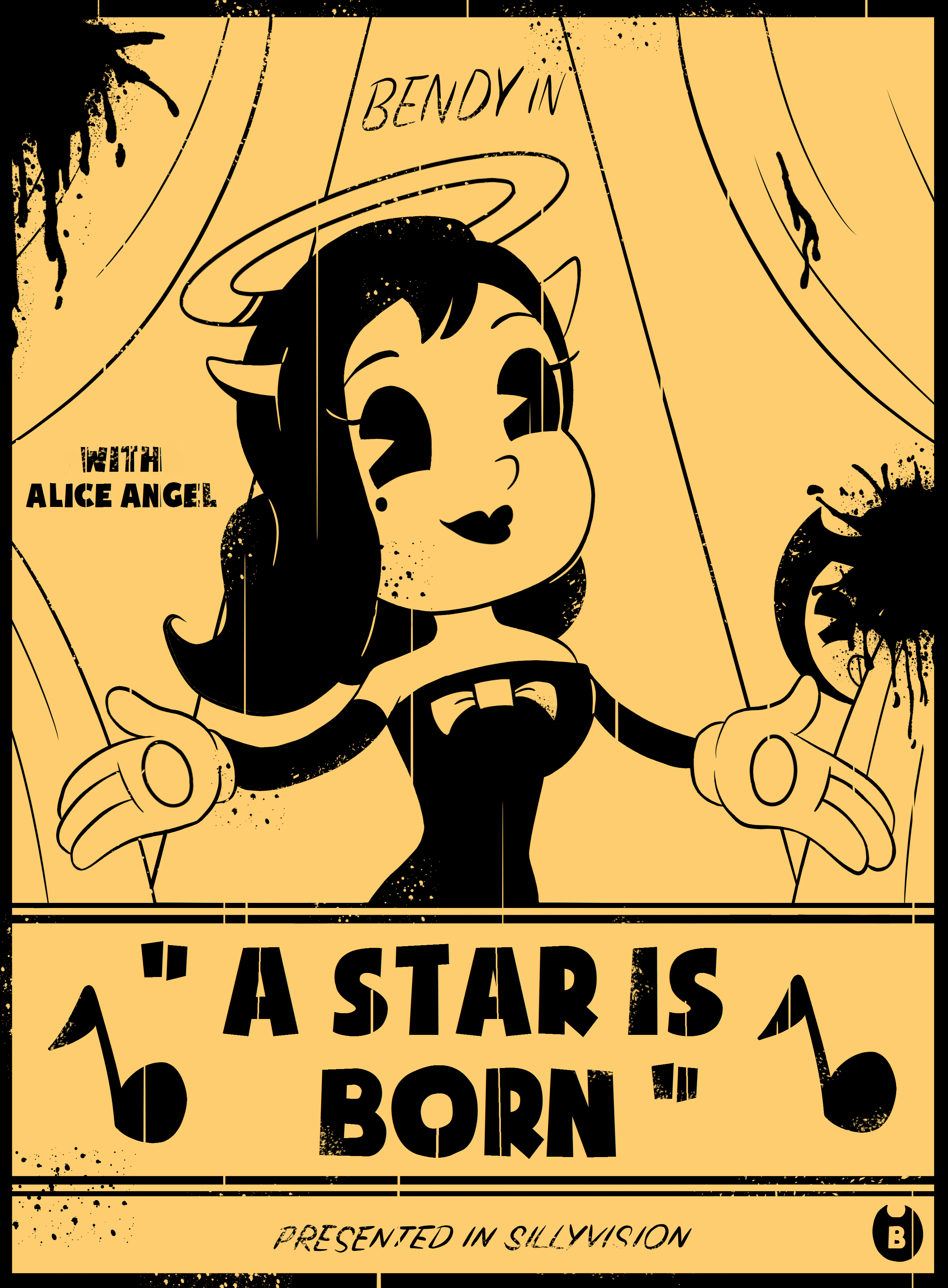 Bendy and Alice Angel In A Star Is Born