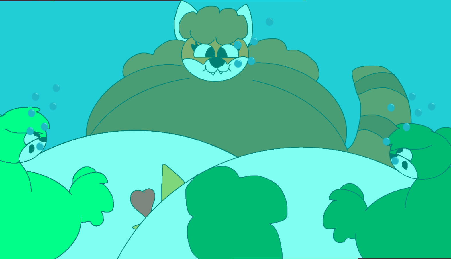 Encountering Ruby while swimming underwater by chrisiscool34889 on ...