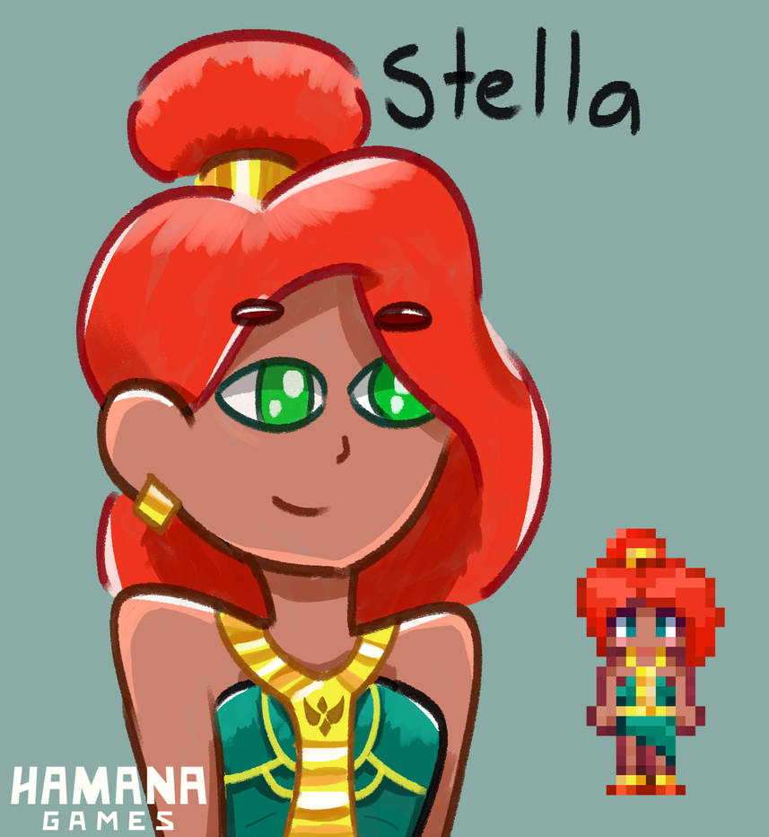 Stella Dev Stella Concept Art Original Character by PapuDraw on DeviantArt