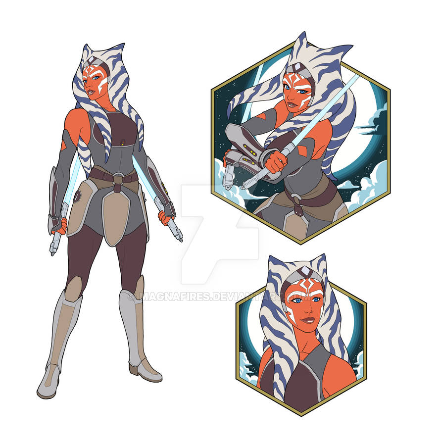 Tano Design Ahsoka Tano Design (For Sale) by Magnafires on DeviantArt
