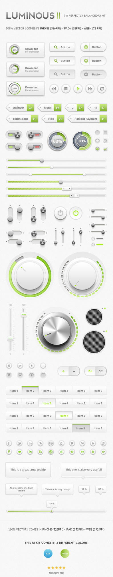 Luminous II Ui Kit by Divirta06 on DeviantArt