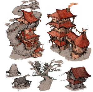 Oko | Tree houses study