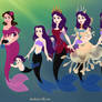 Mer-Princesses 2 - stages of life (set 31)