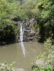 a waterfall