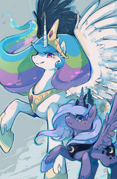 Commission - Pony Princesses