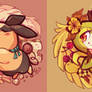 5thGEN. Starters buttons