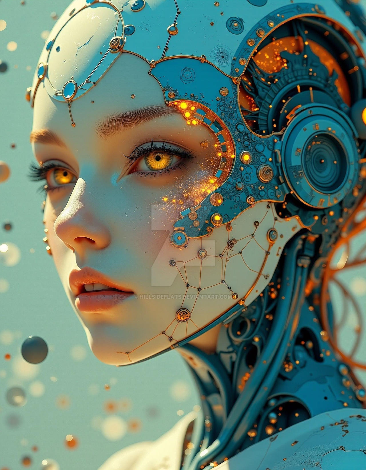 Humanistic Android Android dreams a waking world by HillsideFlats on DeviantArt