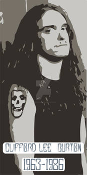 Cliff Burton Vector