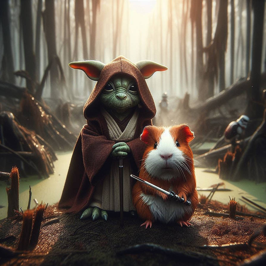 Master Yoguin and his Pigawan by C0M024 on DeviantArt